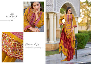 Riaz Arts Bin Saeed Vol 16 Cotton Pakistani Suit - Amrah Wholesale