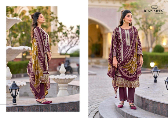 Riaz Arts Bin Saeed Vol 16 Cotton Pakistani Suit - Amrah Wholesale