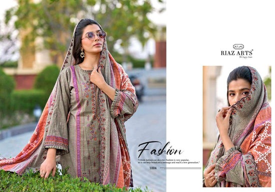Riaz Arts Bin Saeed Vol 16 Cotton Pakistani Suit - Amrah Wholesale