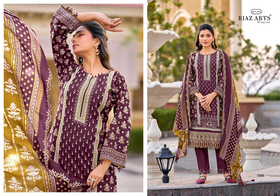 Riaz Arts Bin Saeed Vol 16 Cotton Pakistani Suit - Amrah Wholesale