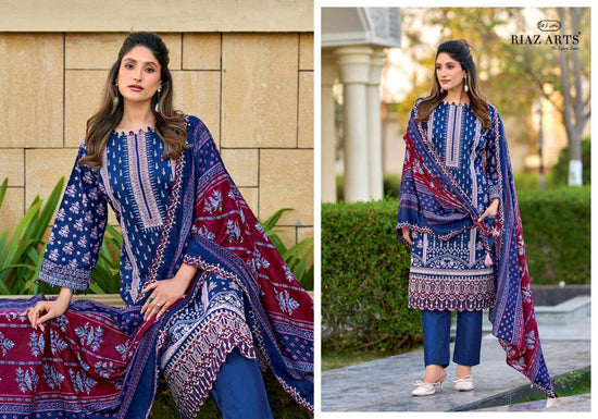 Riaz Arts Bin Saeed Vol 16 Cotton Pakistani Suit - Amrah Wholesale