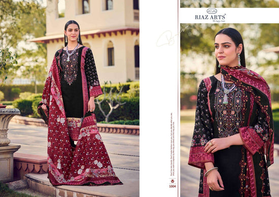 Riaz Arts Bin Saeed Vol 7 Pure Cotton Dress Material Collection - Amrah Wholesale