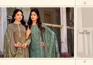 Riaz Arts Surbhi Bin Saeed Hit List Vol 20 Lawn Cotton Pakistani Suit