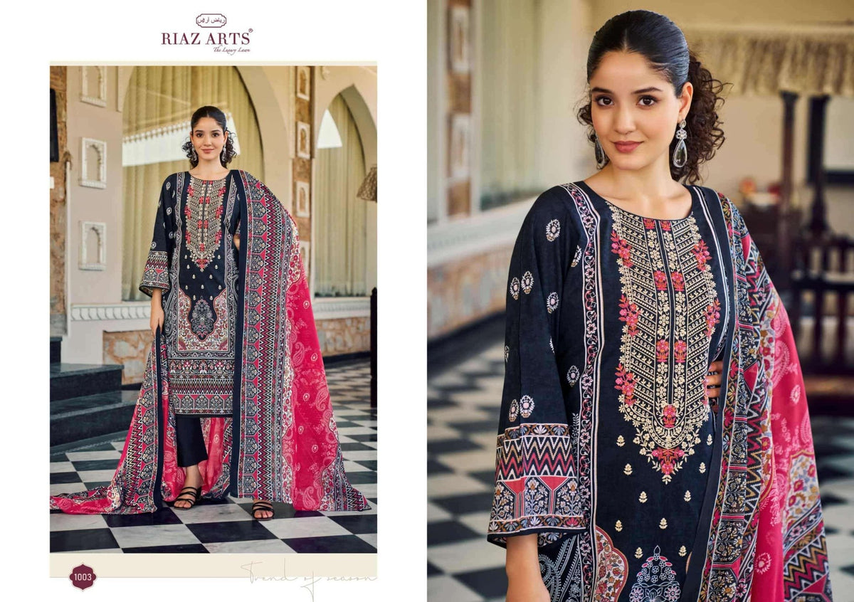 Riaz Arts Musafir Vol 31 Cotton Dress Material - Amrah Wholesale
