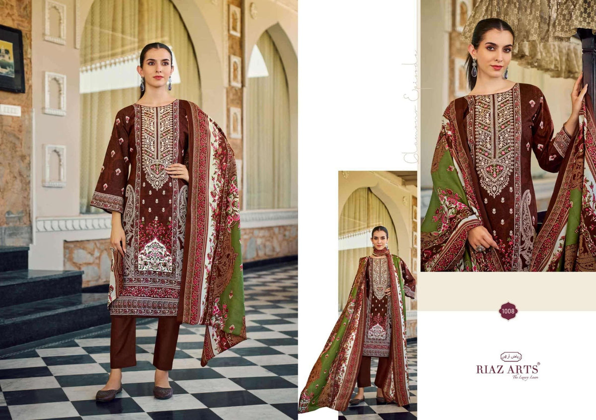 Riaz Arts Musafir Vol 31 Cotton Dress Material - Amrah Wholesale