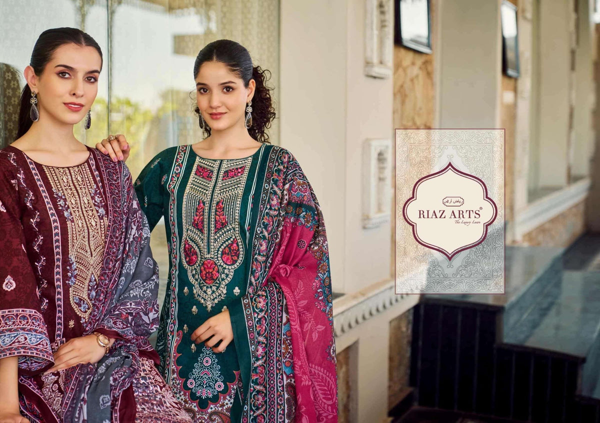 Riaz Arts Musafir Vol 31 Cotton Dress Material - Amrah Wholesale