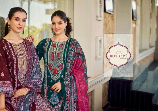 Riaz Arts Musafir Vol 31 Cotton Dress Material - Amrah Wholesale
