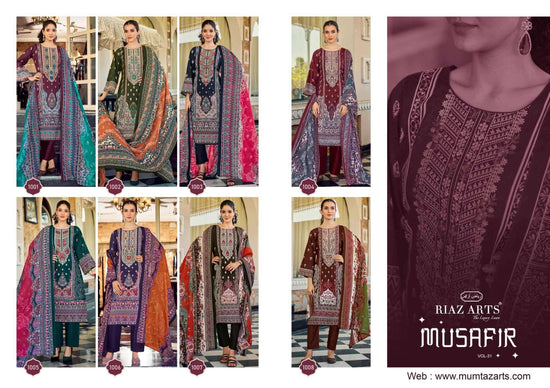 Riaz Arts Musafir Vol 31 Cotton Dress Material - Amrah Wholesale