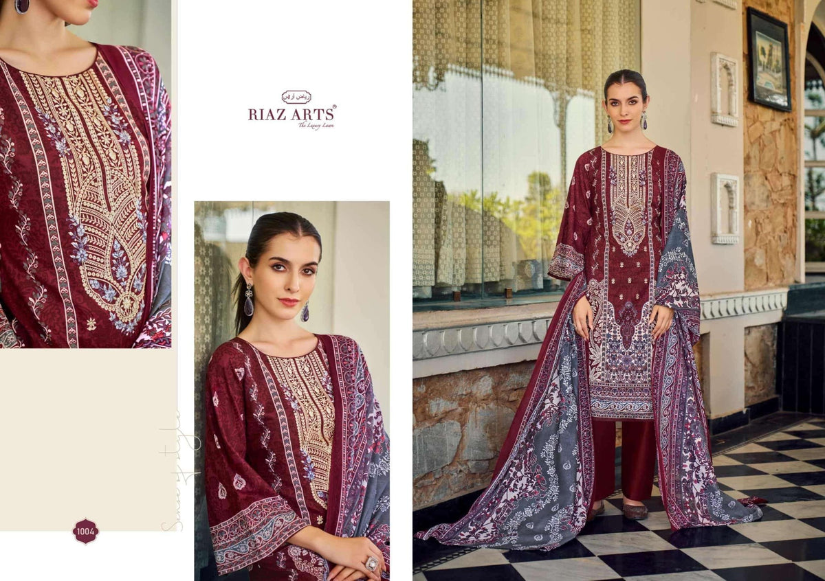 Riaz Arts Musafir Vol 31 Cotton Dress Material - Amrah Wholesale