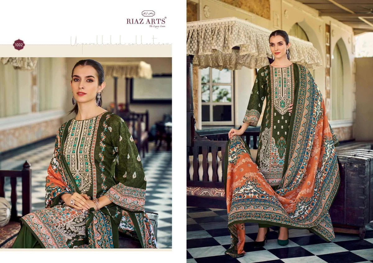 Riaz Arts Musafir Vol 31 Cotton Dress Material - Amrah Wholesale