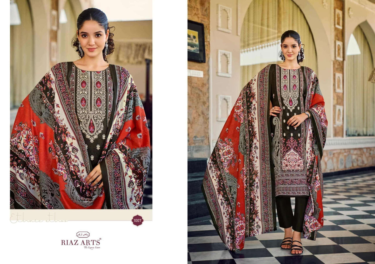 Riaz Arts Musafir Vol 31 Cotton Dress Material - Amrah Wholesale