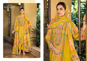Riaz Arts Musafir Vol 33 Cotton Cambric Lawn Dress Material