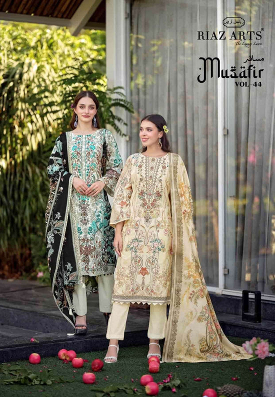 Riaz Arts Musafir Vol 44 Pure Cotton Dress Material - Amrah Wholesale