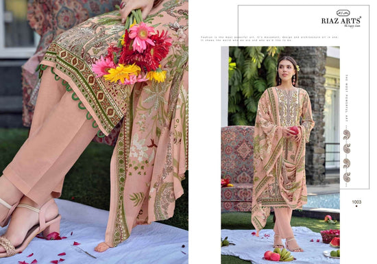 Riaz Arts Musafir Vol 44 Pure Cotton Dress Material - Amrah Wholesale