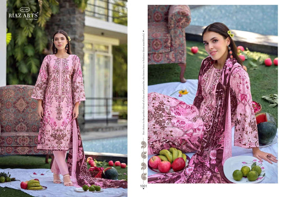 Riaz Arts Musafir Vol 44 Pure Cotton Dress Material - Amrah Wholesale