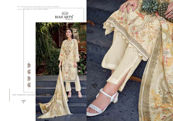 Riaz Arts Musafir Vol 44 Pure Cotton Dress Material - Amrah Wholesale