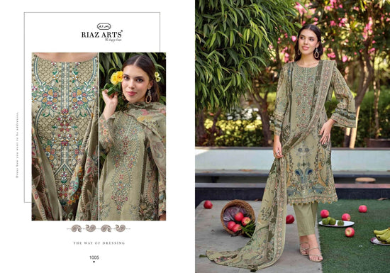 Riaz Arts Musafir Vol 44 Pure Cotton Dress Material - Amrah Wholesale