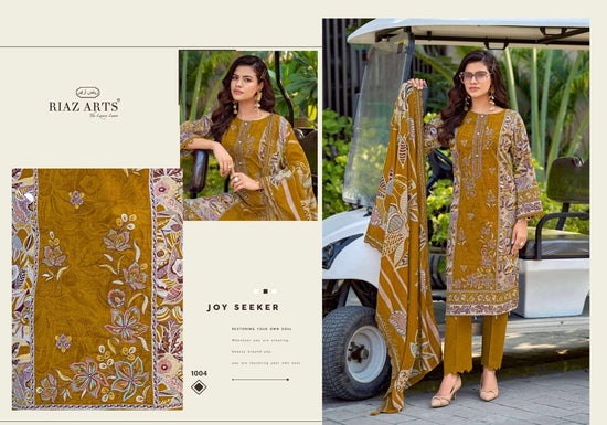 Riaz Arts Nawazish Vol 3 Lawn Cotton Heavy Embroidered Pakistani Suit - Amrah Wholesale