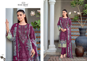 Riaz Arts Nayra Vol 43 Pure Cotton Dress Material