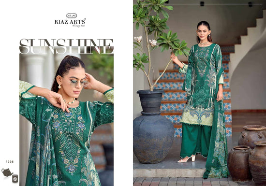 Riaz Arts Nayra Vol 43 Pure Cotton Dress Material