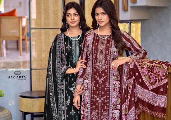 Riaz Arts Zeenat Lawn Cotton Embroidered Pakistani Suit