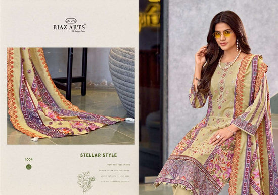 Riaz Arts Zeenat Lawn Cotton Embroidered Pakistani Suit