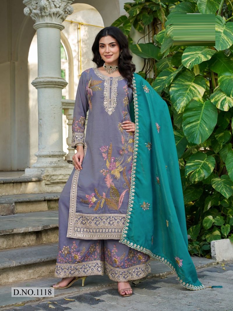 Rishta 1115 To 1118 Simar Embroidered Pakistani Suit Set