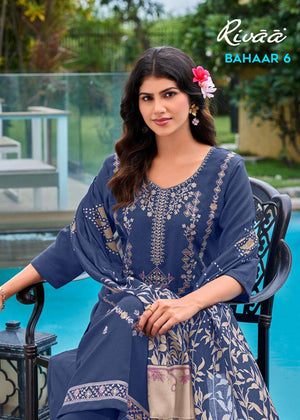 Rivaa Bahaar Vol 6 Heavy Pashmina Salwar Suit Catalog