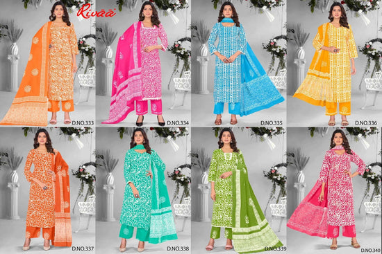 Rivaa Bandheej Vol 3 Cotton Dress Material - Amrah Wholesale