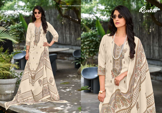 Rivaa Gracy Vol 3 Heavy Pashmina Unstitched Dress Material
