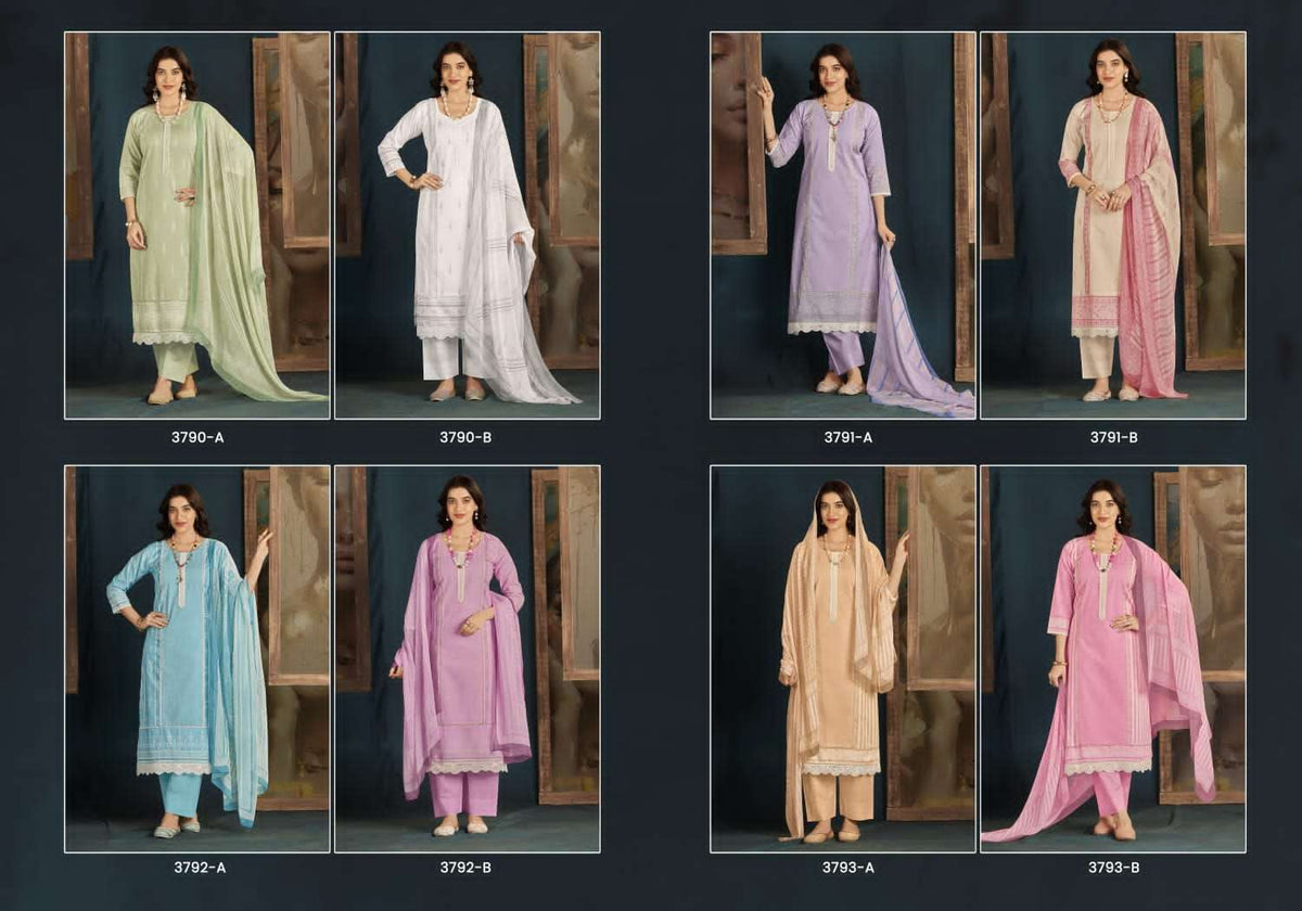 Rivaa Irina Italian Lawn Dress Material - Amrah Wholesale