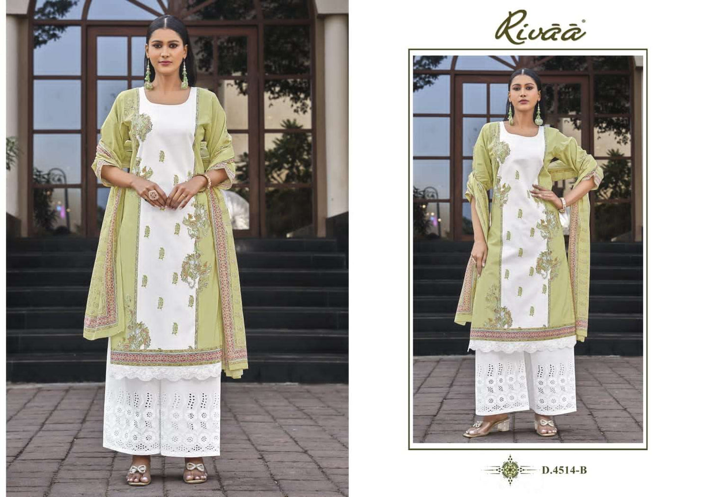Rivaa Lucy Vol 2 Premium Italian Lawn Dress Material Wholesale