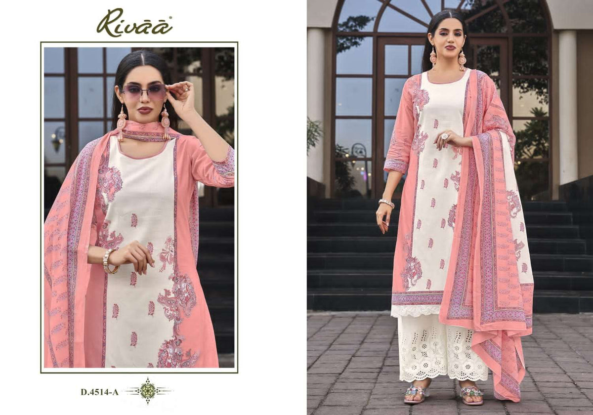 Rivaa Lucy Vol 2 Premium Italian Lawn Dress Material Wholesale - Amrah Wholesale