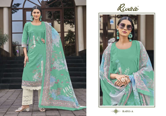 Rivaa Lucy Vol 2 Premium Italian Lawn Dress Material Wholesale - Amrah Wholesale