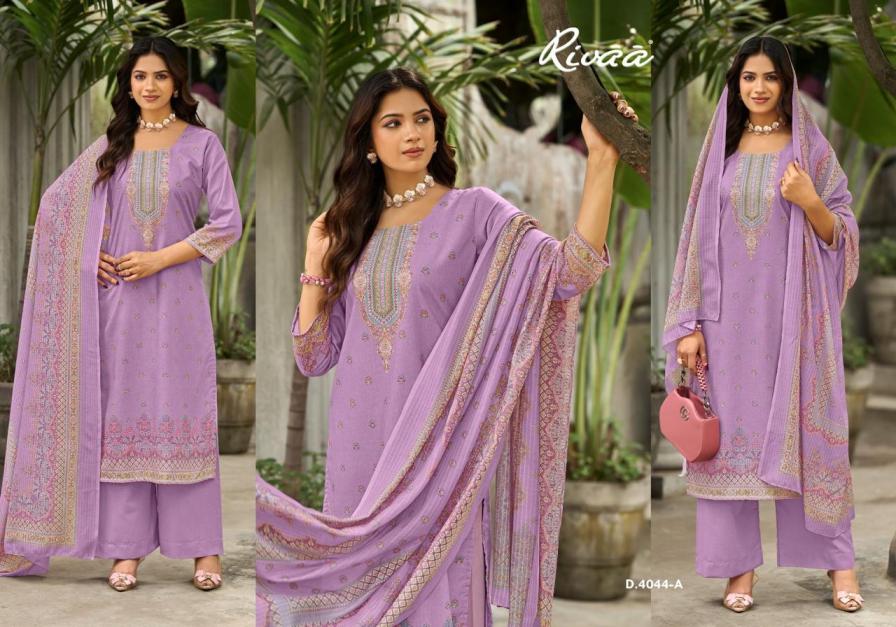 Rivaa Trends Amaya Cotton Digital Print Dress Material