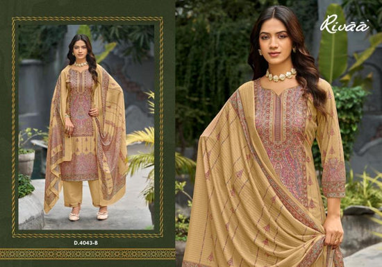 Rivaa Trends Amaya Cotton Digital Print Dress Material