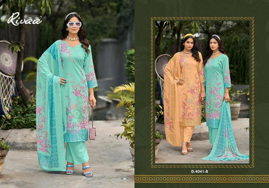 Rivaa Trends Amaya Cotton Digital Print Dress Material