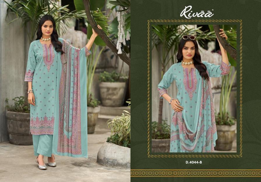 Rivaa Trends Amaya Cotton Digital Print Dress Material