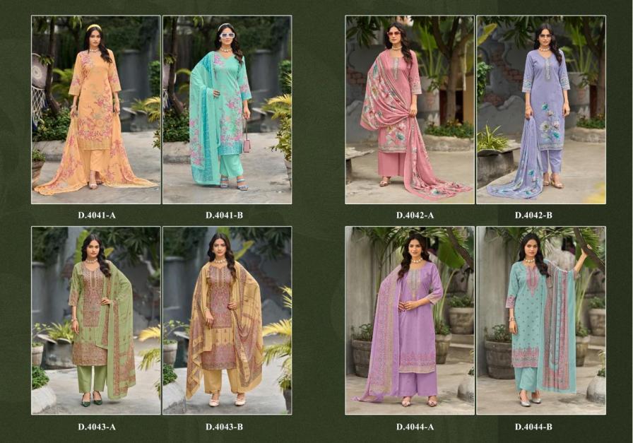 Rivaa Trends Amaya Cotton Digital Print Dress Material