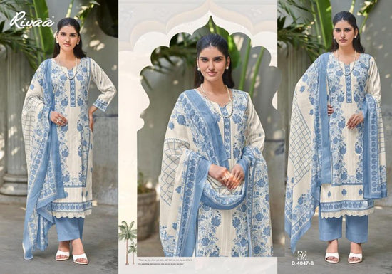 Rivaa Trends Ayena Cotton Digital Print Dress Material