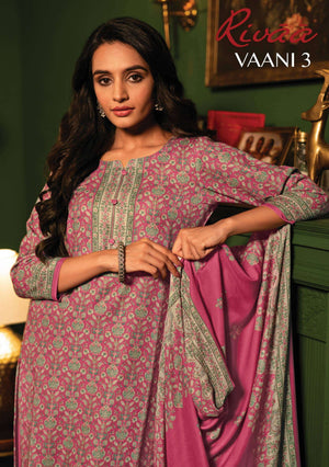 Rivaa Vaani Vol 3 Heavy Pashmina Digital Printed Dress Material