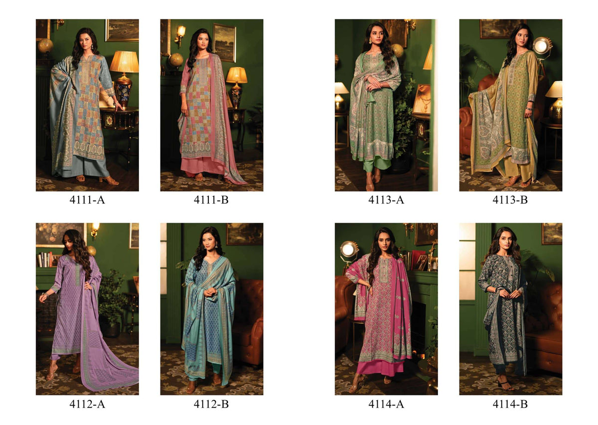 Rivaa Vaani Vol 3 Heavy Pashmina Digital Printed Dress Material