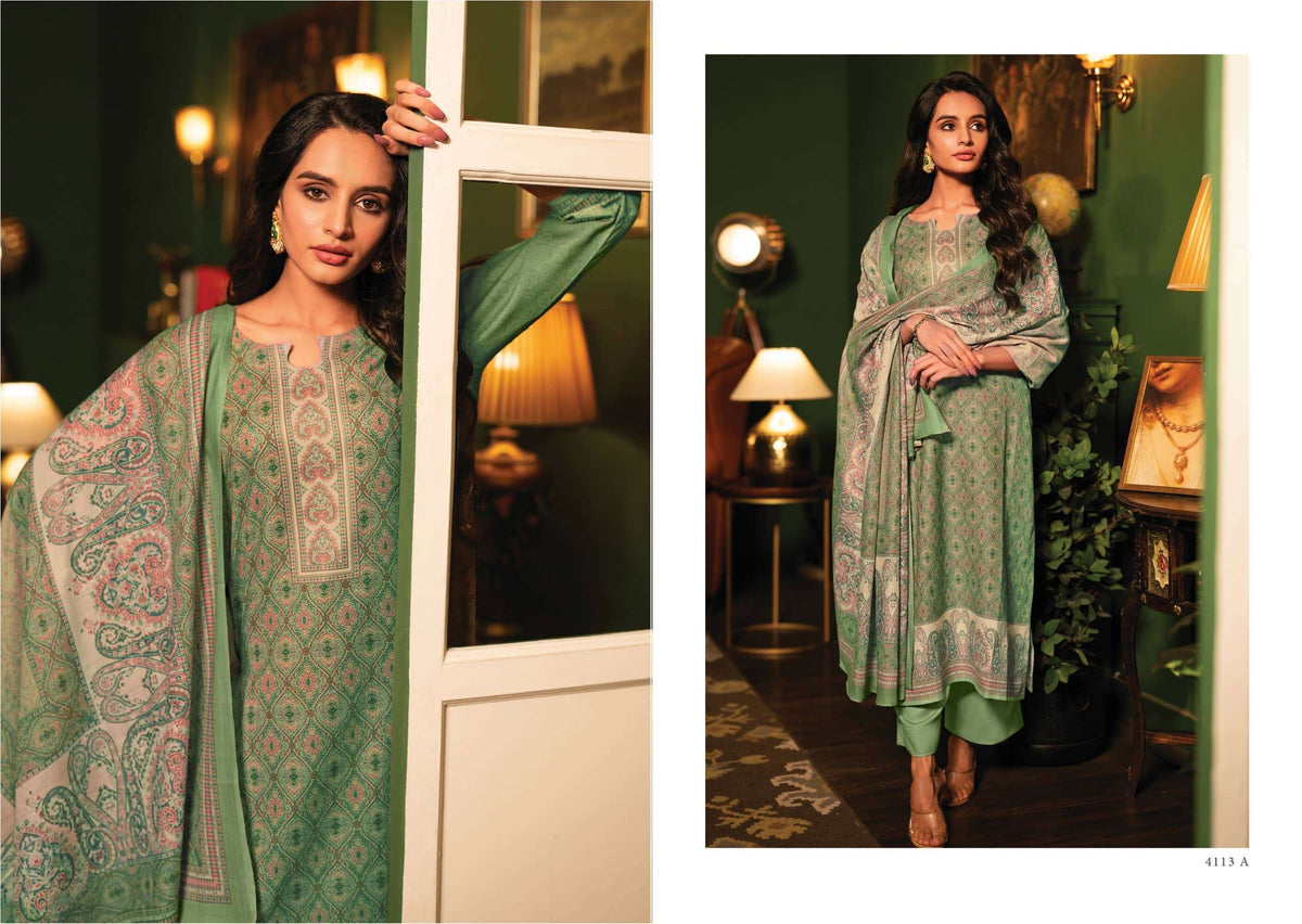 Rivaa Vaani Vol 3 Heavy Pashmina Digital Printed Dress Material