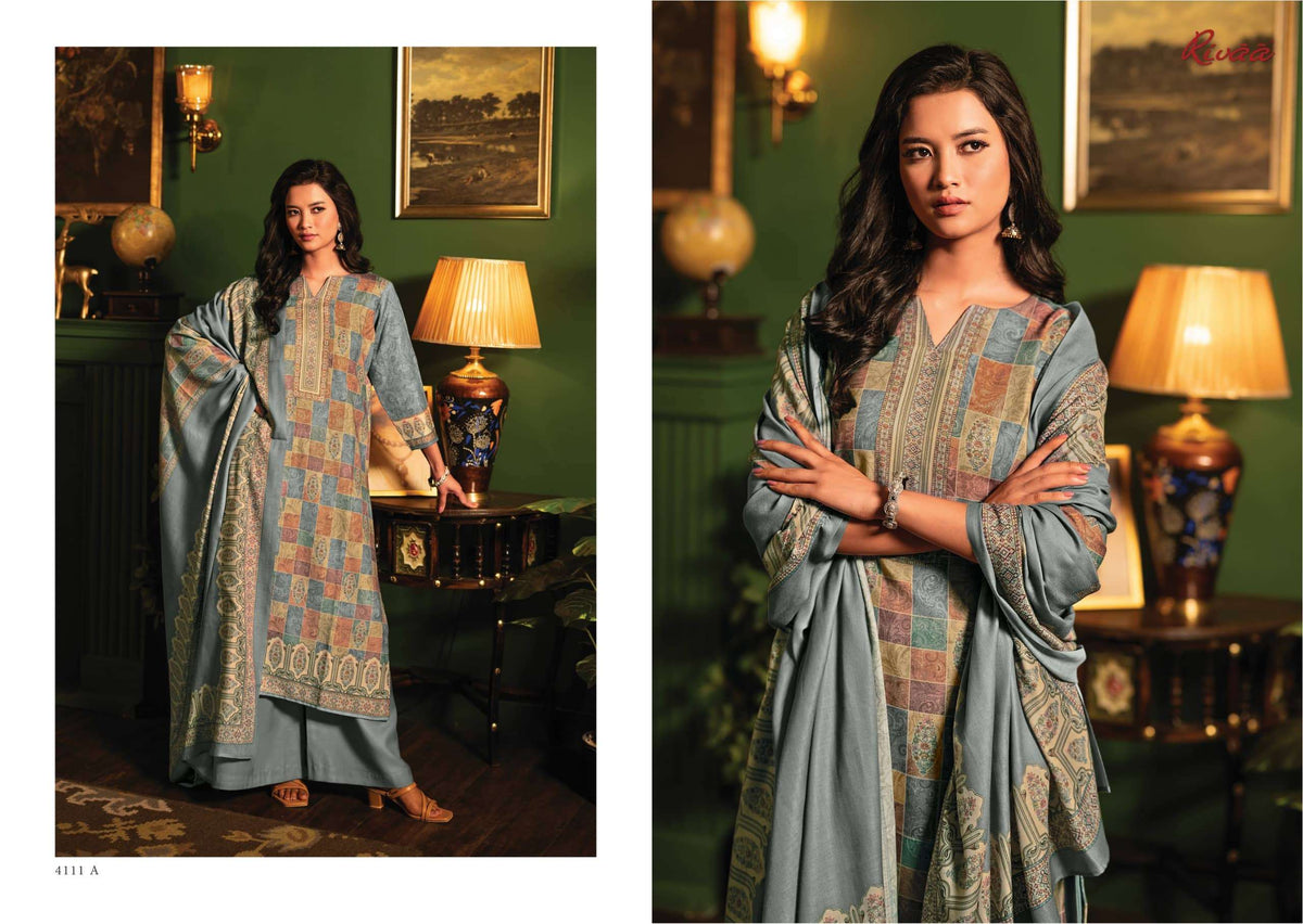 Rivaa Vaani Vol 3 Heavy Pashmina Digital Printed Dress Material