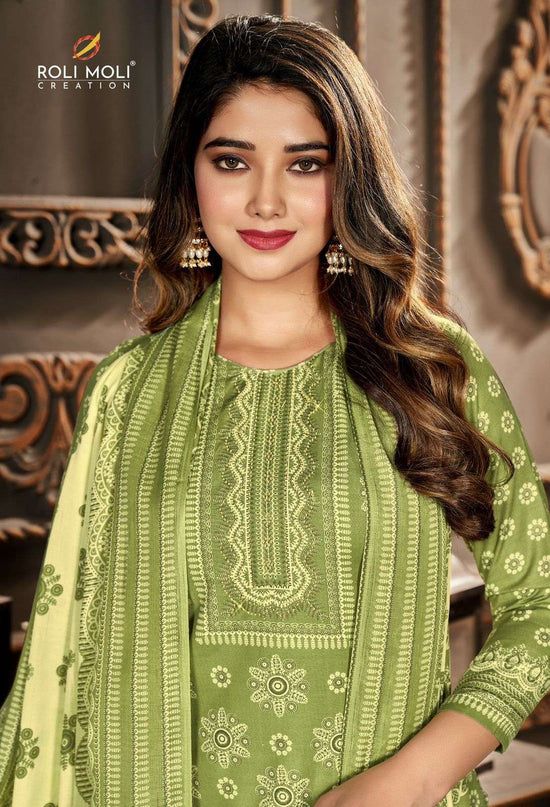 Roli Moli Sirat Soft Cotton Dress Material