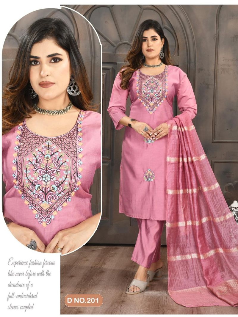 Roma Vol 2 Roman Silk Sequence Worked Kurti Set Collection