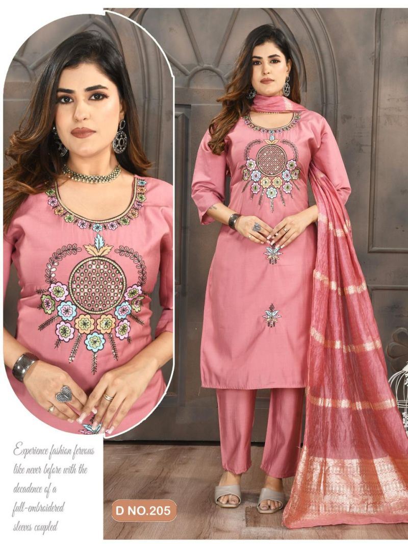 Roma Vol 2 Roman Silk Sequence Worked Kurti Set Collection