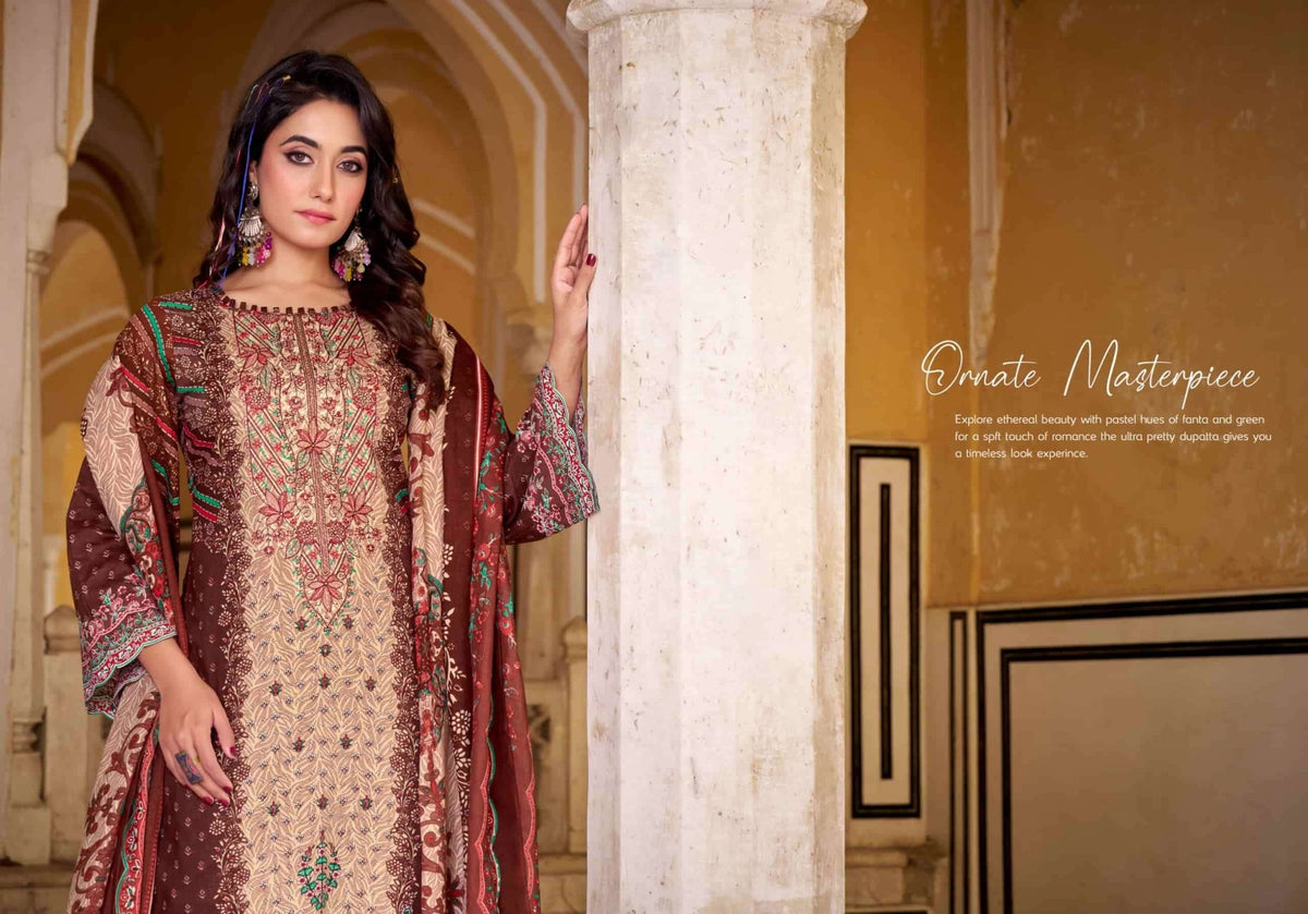 Romani Aarzu Vol 32 Soft Cotton Dress Material - Amrah Wholesale