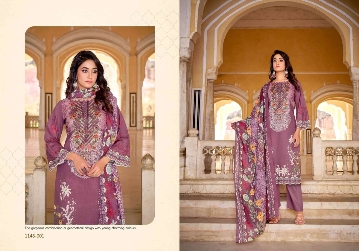 Romani Aarzu Vol 32 Soft Cotton Dress Material - Amrah Wholesale