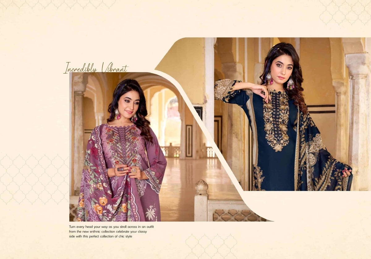 Romani Aarzu Vol 32 Soft Cotton Dress Material - Amrah Wholesale
